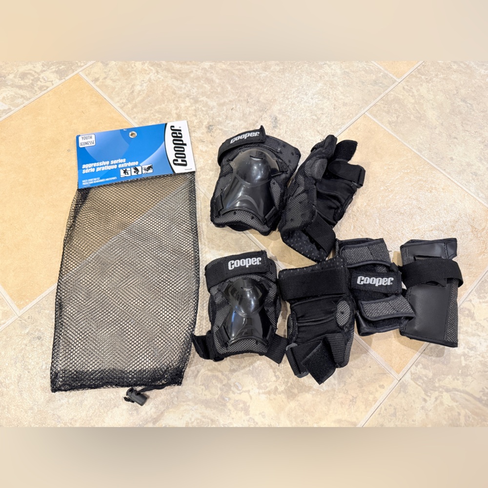 Cooper brand multi-sport youth protective pads